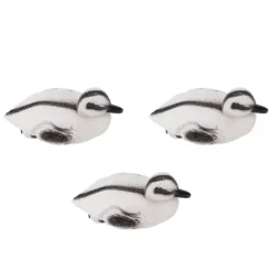 Clearance Flydende gule Ællingedamme Ornament Sæt til Have og Pool - 3 Realistiske plastænder - Perfekt til Vanddekoration - C Style - 12x6,5 cm Havedekorationer