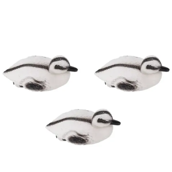 Clearance Flydende gule Ællingedamme Ornament Sæt til Have og Pool - 3 Realistiske plastænder - Perfekt til Vanddekoration - C Style - 12x6,5 cm Havedekorationer