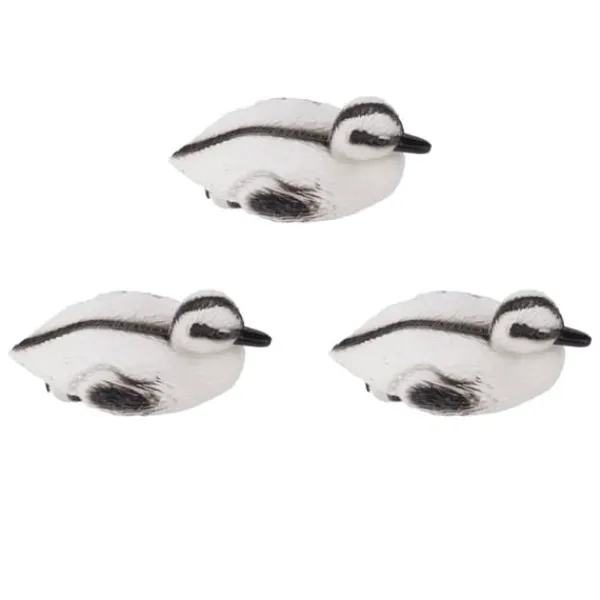Clearance Flydende gule Ællingedamme Ornament Sæt til Have og Pool - 3 Realistiske plastænder - Perfekt til Vanddekoration - C Style - 12x6,5 cm Havedekorationer