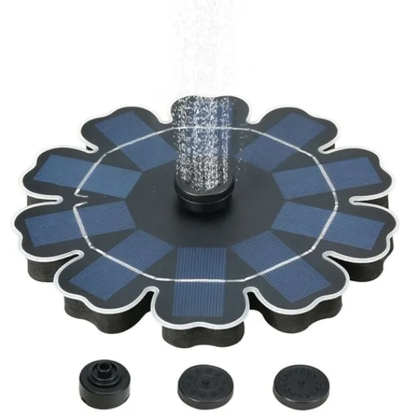 Springvand & Damme^Flydende springvand drevet af solceller