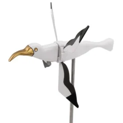 Flying Seagul Vindmølle Havesnurre Græsplænepynt Vindmølle Whirligig Asuka Serie Vindmølle til Udendørs Havedekorationer Vinddekoration