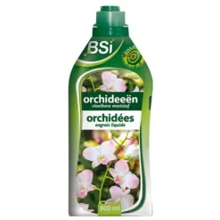 Clearance Flytande gödningsmedel för orkidéer - BSI - Stimulerar blomningen - Med spårämnen och kelater - 800 ml Gødningsmidler