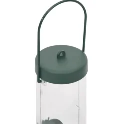 Til Fugle & Småvildt^Foderautomater til fugle 3 stk. - Elegant design | Farve: Mørkegrøn | Størrelse: 17x17x32 cm