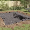Best Foldbar damfleece til haven - Hold dit damområde rent | Størrelse: 1 x 25 m | Farve: Grå Springvand & Damme