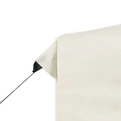 Telte & Lysthuse^Foldbart festtelt i aluminium - Elegant cremefarvet design | Størrelse: 2x2 m