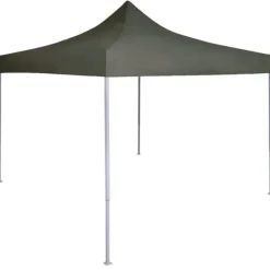 Telte & Lysthuse^Foldbart festtelt 2x2 m - UV-bestanding & vandafvisende | Farve: Antracitgrå