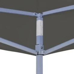 Telte & Lysthuse^Foldbart festtelt 2x2 m - UV-bestanding & vandafvisende | Farve: Antracitgrå