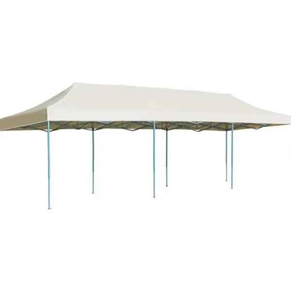 Telte & Lysthuse^Foldbart pop op-festtelt 3x9 m cremefarvet - Festtelt - Festtelte - Home & Living