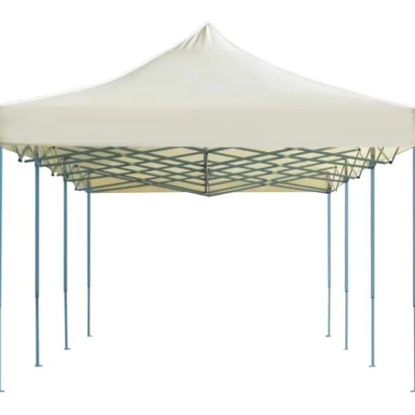 Telte & Lysthuse^Foldbart pop op-festtelt 3x9 m cremefarvet - Festtelt - Festtelte - Home & Living