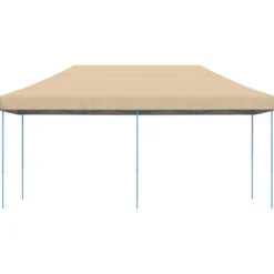 Discount Foldbart pop up-festtelt - Ideelt til udendørs begivenheder | Farve: Beige | Størrelse: 580x292x315 cm Telte & Lysthuse