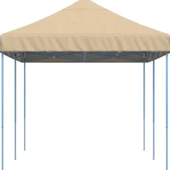 Discount Foldbart pop up-festtelt - Ideelt til udendørs begivenheder | Farve: Beige | Størrelse: 580x292x315 cm Telte & Lysthuse