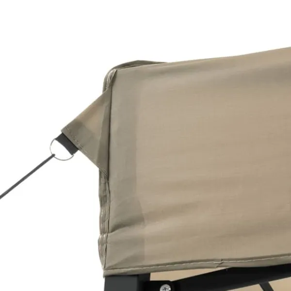 Telte & Lysthuse^Foldbart pop up-festtelt 440x292x315 cm - Ideelt til udendørs begivenheder | Farve: Gråbrun