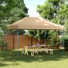 Telte & Lysthuse^Foldbart pop up-festtelt 440x292x315 cm | Farve: Beige