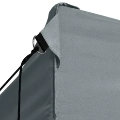 New Foldbart telt med 3 sidevægge - Pop Up festtelt | Størrelse: 431x291x315 cm | Farve: Antracitgrå Telte & Lysthuse