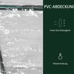 Discount Foliedrivhus PVC 120x60x60 cm, transparent – tomathus & drivbænk Drivhus