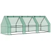 Best Foliedrivhus/drivbænk 270x90x90 cm, grøn – til tomater & planter Drivhus