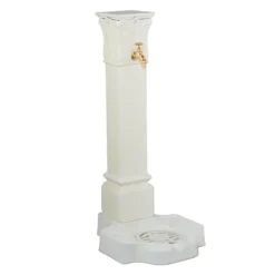 Best Fontæne, Antik Søjle, 93x47x38 cm, Hvid Springvand & Damme