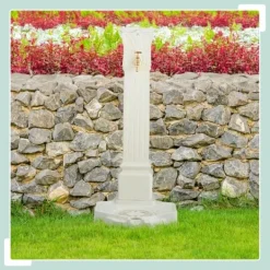 Best Fontæne, Antik Søjle, 93x47x38 cm, Hvid Springvand & Damme