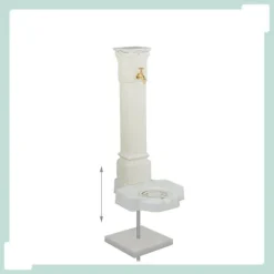 Best Fontæne, Antik Søjle, 93x47x38 cm, Hvid Springvand & Damme