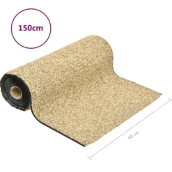 Discount Fontæner & havedamme – tilbehør - Living stenfolie 150x60 cm naturligt sand Springvand & Damme