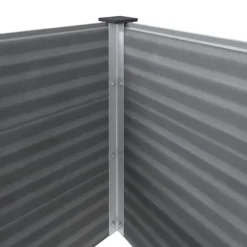 Discount Forhøjet plantekasse i grå WPC - Holdbar og vejrbestandig | Størrelse: 150x100x91 cm Plantningsbænke