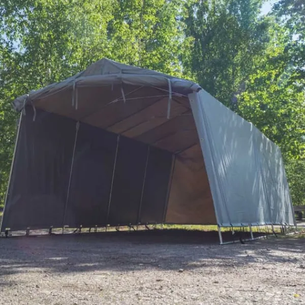 Skure, Garager & Carports^Fornorth Garagetelt 2,7x5,1m, Lysegrå