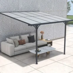 Clearance Fornorth Terrasseoverdækning 313x300x225-270cm Skure, Garager & Carports
