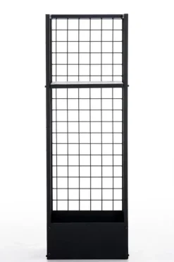 Tilbehør Til Brændeovne & Pejse^Forrest Firewood Rack - Black Metal, 40x40x120 cm