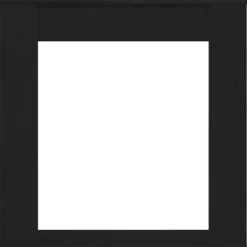 Pejse^Fortsat til pejs - Slidstærk hylde til LED-flamme | Farve: Sort | Størrelse: 100x20x100 cm
