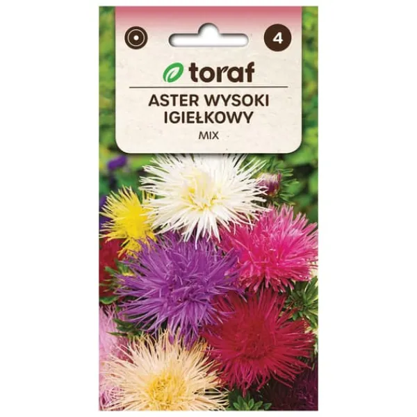 Frø^Frø til Chinese Needle Aster Mix - Højtvoksende og farverig sommeraster