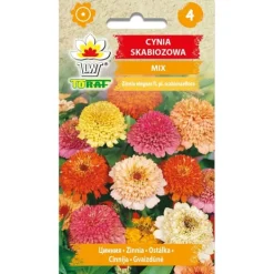 Frø^Frø til dahlia-zinnia-blanding - farverige, store blomster til bede og buketter