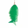 Sale Färgglada Koi Fish Wind Chimes Metallhantverk Utomhus takfot Hängande dekorationer Fish Wind Chime Vinddekoration