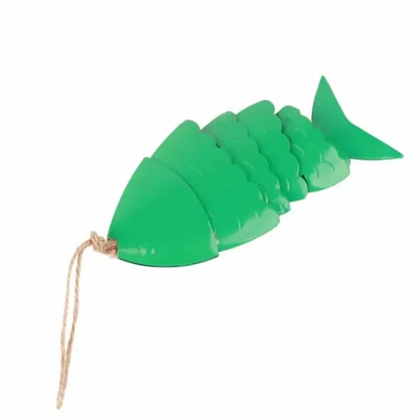 Sale Färgglada Koi Fish Wind Chimes Metallhantverk Utomhus takfot Hängande dekorationer Fish Wind Chime Vinddekoration