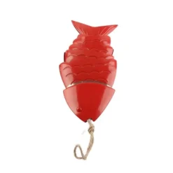 Vinddekoration^Färgglada Koi Fish Wind Chimes Metallhantverk Utomhus takfot Hängande dekorationer Fish Wind Chime