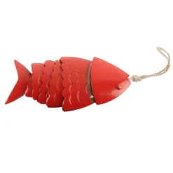 Vinddekoration^Färgglada Koi Fish Wind Chimes Metallhantverk Utomhus takfot Hängande dekorationer Fish Wind Chime