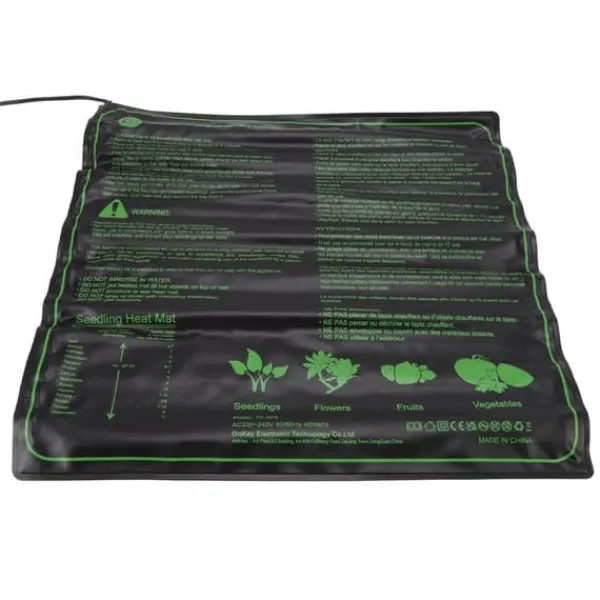 Best Frøplantevarmemåtte Vandtæt Varm Sikker Effektiv Plantefrøvarmepude til indendørs planter Spiring EU-stik 220‑240V Kit Til Plante- & Urtedyrkning