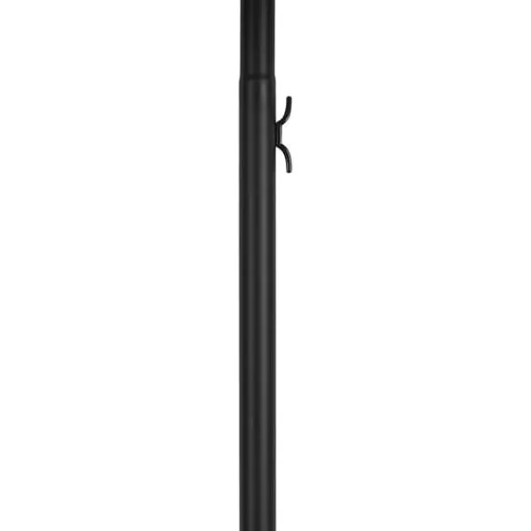 20FT Aftageligt Flagstangssæt, Heavy Duty Aluminium, Sort Flagstang, Holdbar Kvalitet, Let At Montere Flag & Vindposer