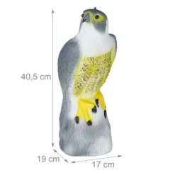 Best Fugleafskræmmer dekoration, 40,5x17x19 cm, Grå Insektmiddel & Dyreafvisende Middel