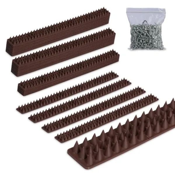Best Fugleafvisende pigge, 2x49x4 cm, Brun, Plastik Insektmiddel & Dyreafvisende Middel