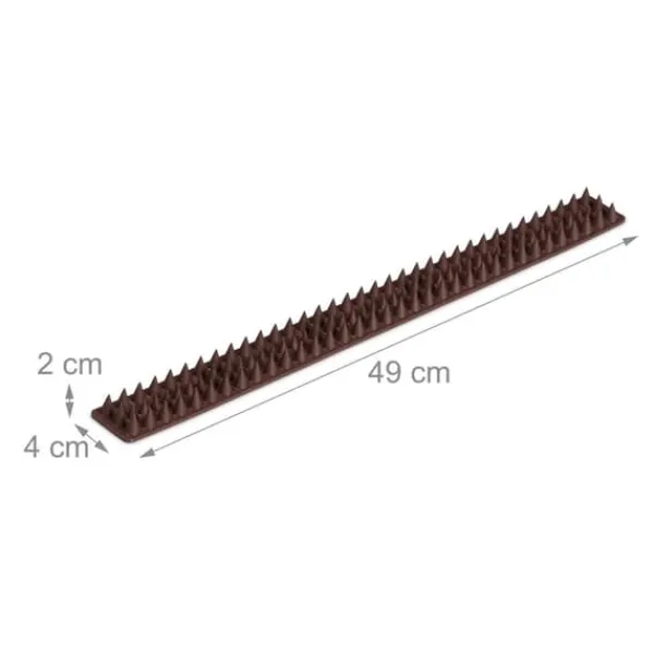 Best Fugleafvisende pigge, 2x49x4 cm, Brun, Plastik Insektmiddel & Dyreafvisende Middel