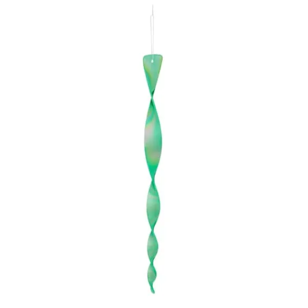 Vinddekoration^Fugleafvisende spiral, 40x3,5 cm, flerfarvet, plast