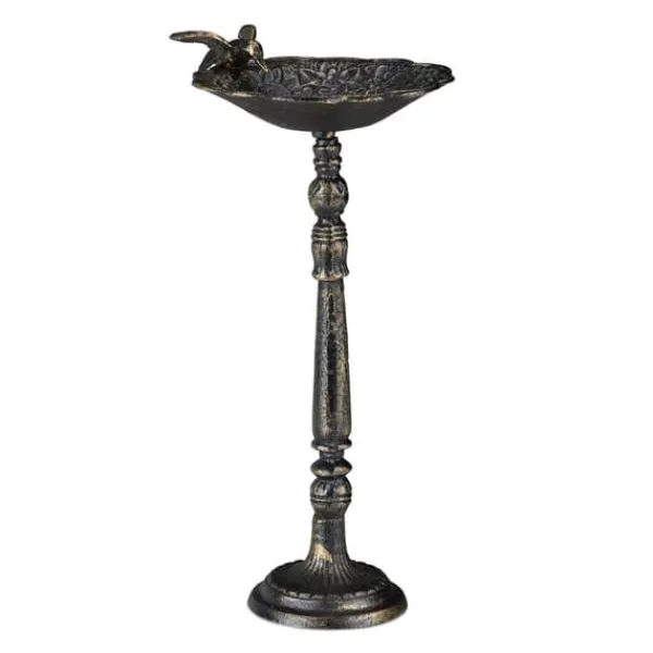 Til Fugle & Småvildt^Fuglebad, støbejern, 40x20x18 cm