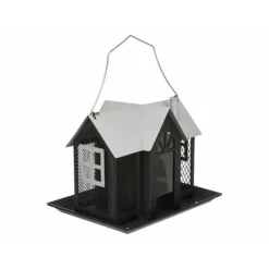 Clearance Fuglefoderautomat Sort 2 L 26 x 19 x 19 cm Til Fugle & Småvildt
