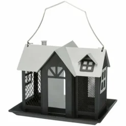 Clearance Fuglefoderautomat Sort 2 L 26 x 19 x 19 cm Til Fugle & Småvildt