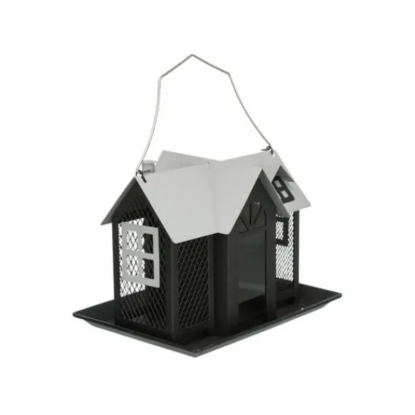 Clearance Fuglefoderautomat Sort 2 L 26 x 19 x 19 cm Til Fugle & Småvildt