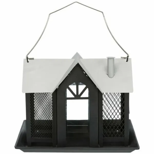 Clearance Fuglefoderautomat Sort 2 L 26 x 19 x 19 cm Til Fugle & Småvildt