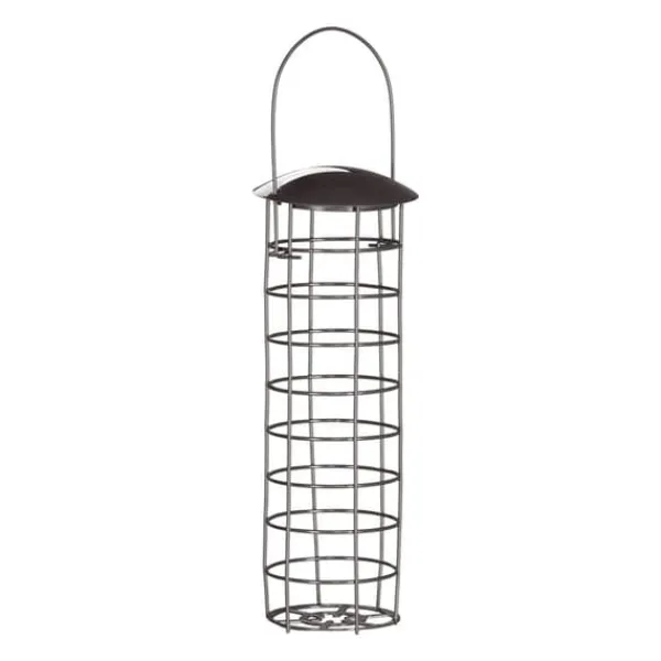 Til Fugle & Småvildt^Fuglefoderbræt, 31x8,5 cm, Grå