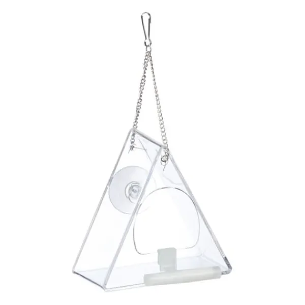 Clearance Fuglefoderbræt, 13x12,5x12 cm, Transparent Til Fugle & Småvildt