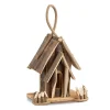 Til Fugle & Småvildt^Fuglehus, Dekorativt ophæng, 35x22x14 cm, Brun
