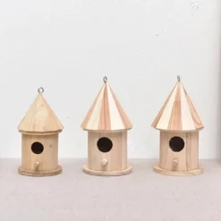 Til Fugle & Småvildt^Fuglehus i Træ - 15.5 x 7.5 cm